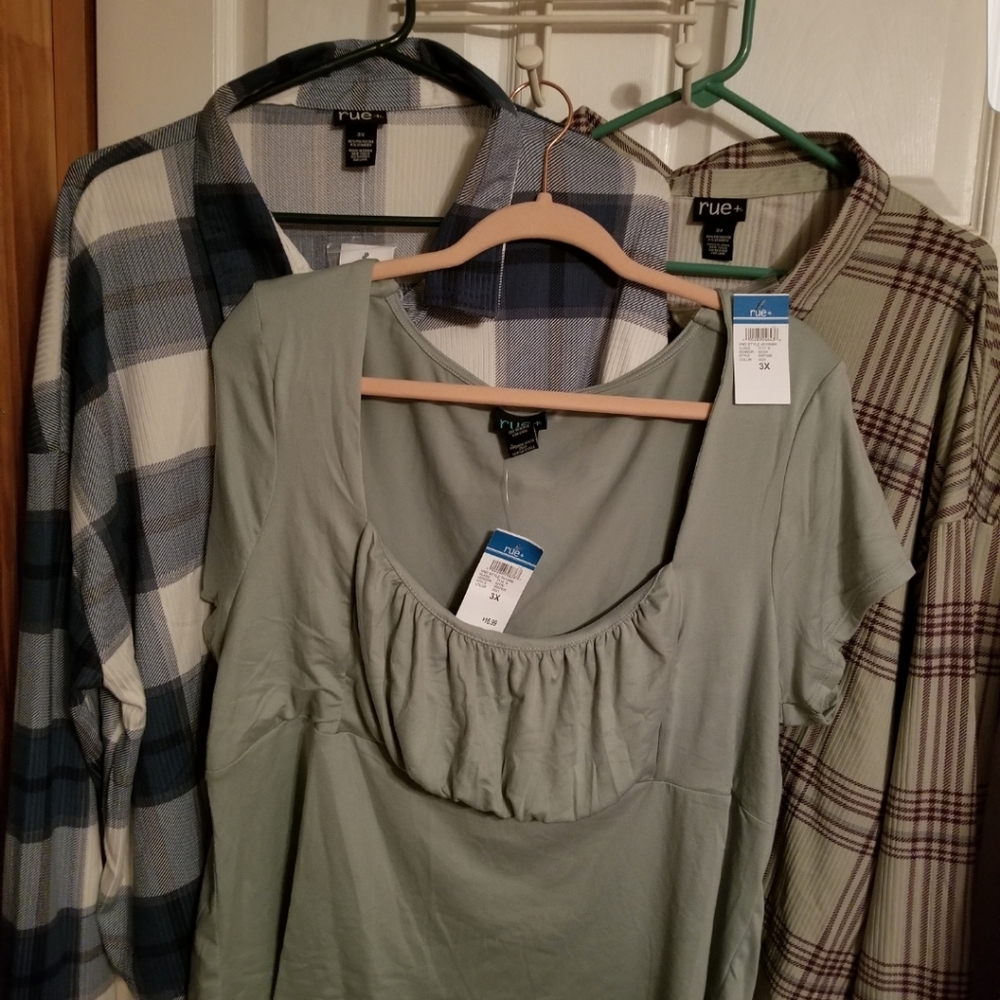 Bundle of three NWT Rue 21 tops